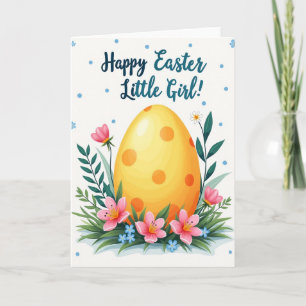 Polka Dot Spring Ovoid Card