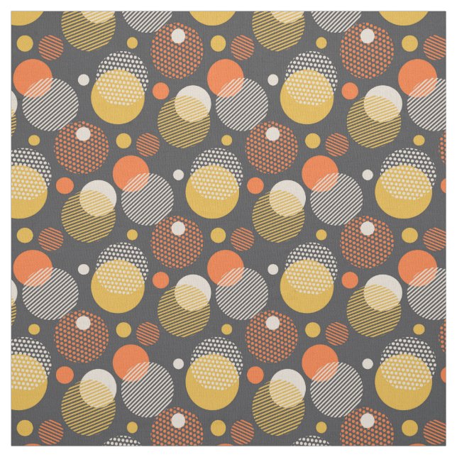 Polka Dot Stripe Pattern Fabric (Swatch)