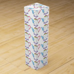 Polka Dot Teapot Afternoon Tea Party Bridal Shower Wine Box<br><div class="desc">Design features an original illustration of a pastel polka dot teapot. Ideal for a bridal shower, baby shower, birthday party or afternoon tea. This tea themed illustration is also available on other products, including coordinating party products and decor. Don't see what you're looking for? Need help with customisation? Contact Rebecca...</div>