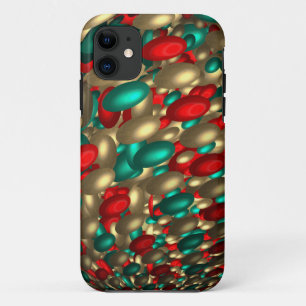 polka dot texture abstract fractal art iPhone 11 case