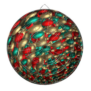 polka dot texture abstract fractal art dartboard