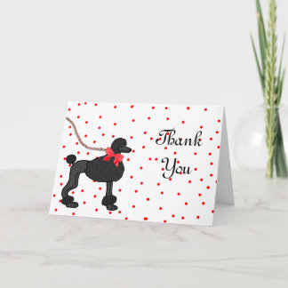 Polka dot Thank You Card