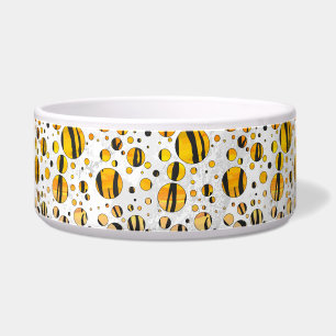 Polka Dot Tiger Black and Orange Print