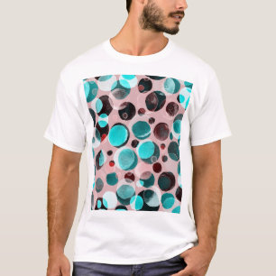 Polka dot watercolor, abstract pattern. T-Shirt