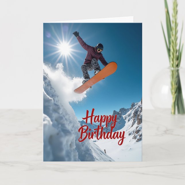 Polka Dot Winter Sun Card (Front)