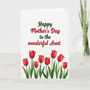 Polka Dot Wonderful Aunts Day Card