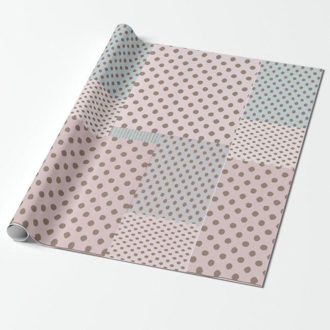 polka Dot Wrapping paper (Unrolled)