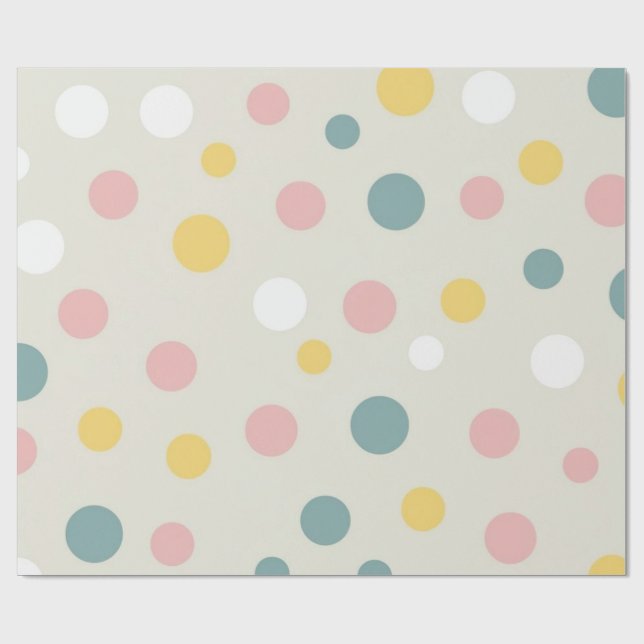 Polka dot Wrapping Paper (Flat)