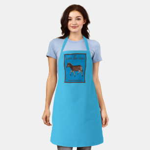 Polka Dot Zebra English Pub Apron