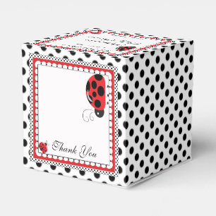 Polka Dots and Cute Ladybugs Party  Favour Box