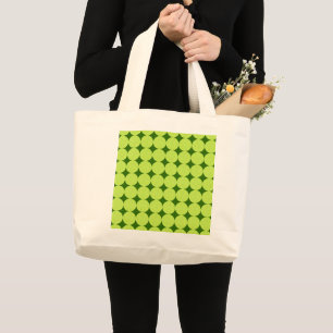 Polka Dots and Diamonds by Shirley Taylor  Large Tote Bag