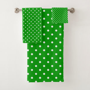 Polka Dots Bath Towel Set