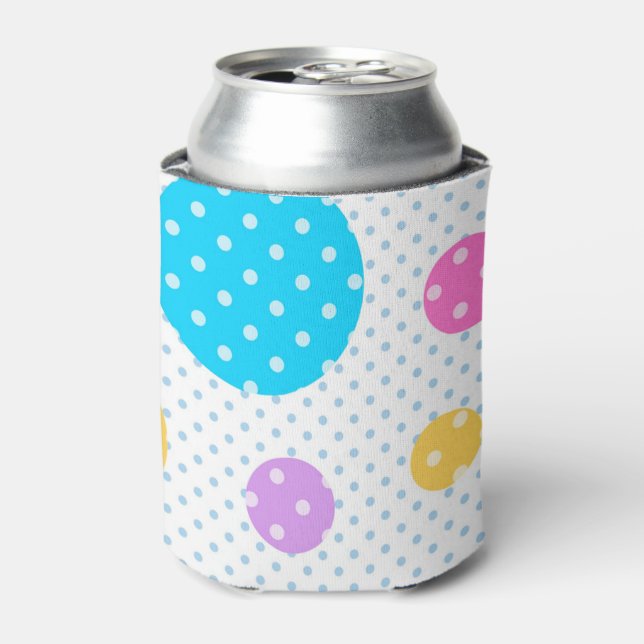 Polka Dots Can Cooler (Can Front)