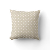 Polka Dots Cream Beige Neutral Colours Throw