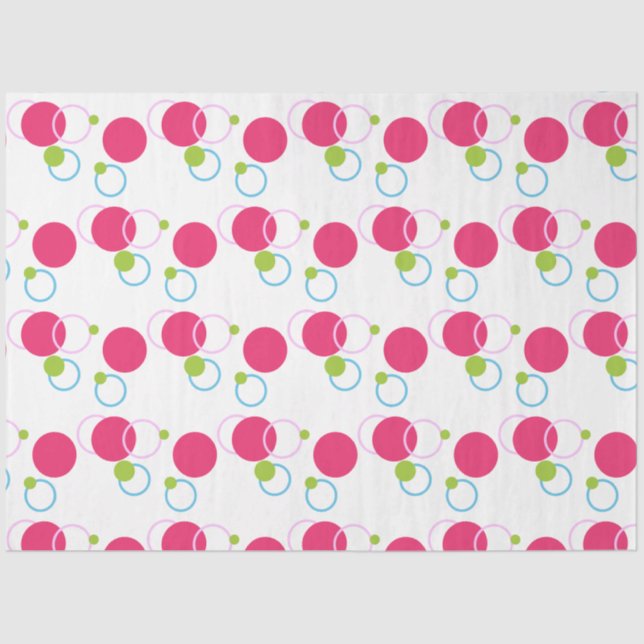 Polka Dots Gift Wrapping Paper (Front)