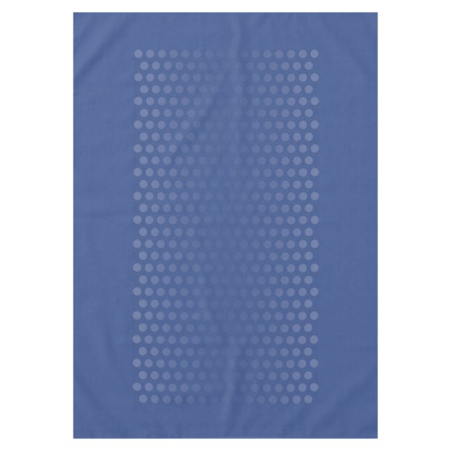Polka Dots gradients blue + your ideas Tablecloth (Front)