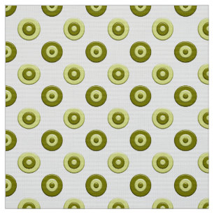 Polka dots green element fabric