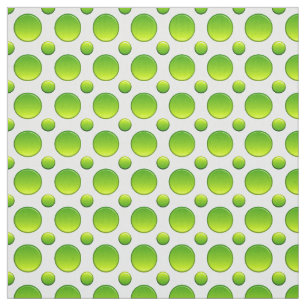 Polka dots green pattern fabric