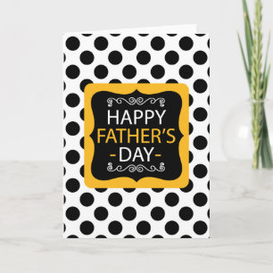 Polka Dots Happy Fathers Day Card