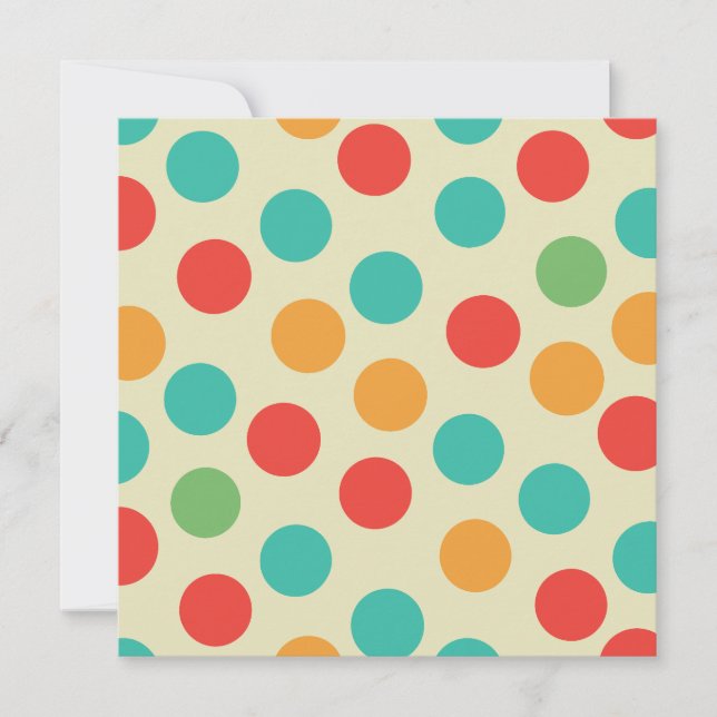 Polka Dots Invitation (Front)