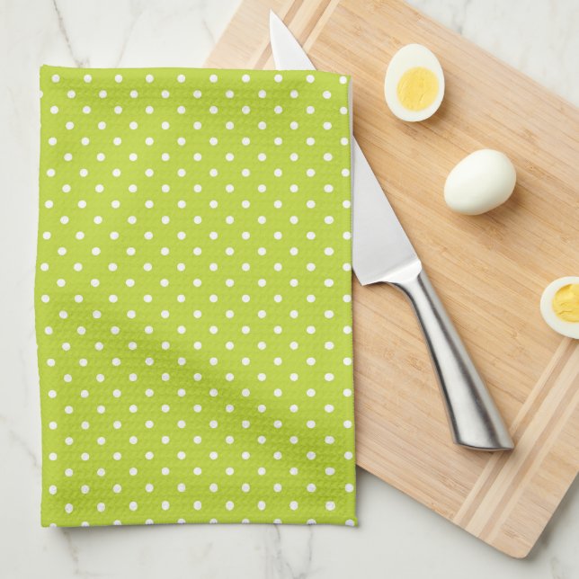 Polka Dots Kitchen Towel (Quarter Fold)