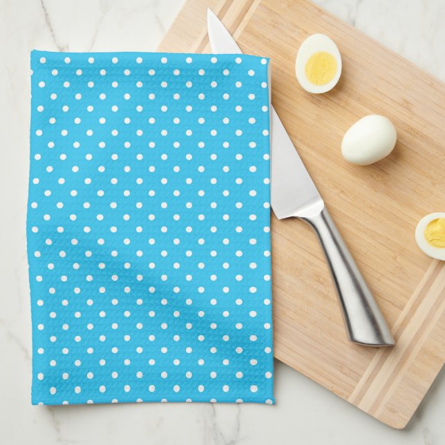 Polka Dots Kitchen Towel (Quarter Fold)