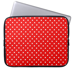 Polka dots laptop sleeve