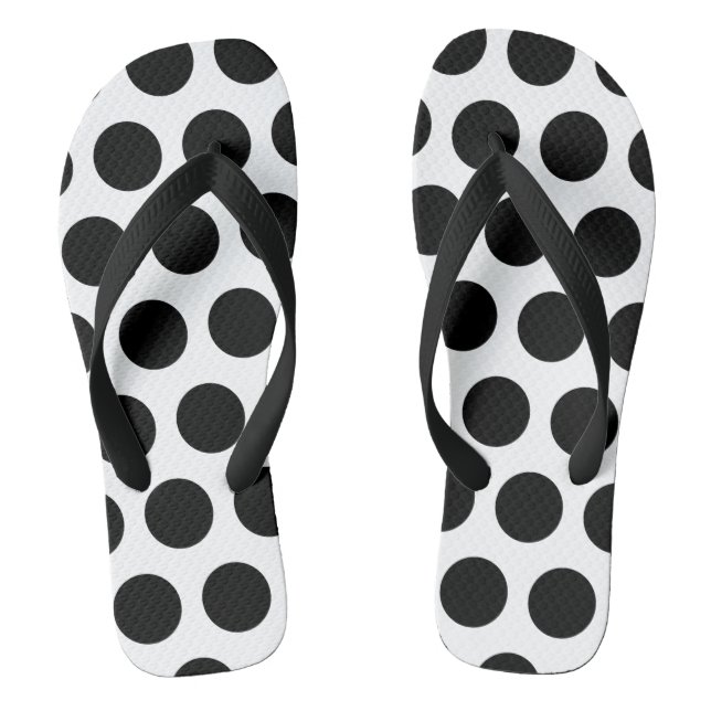 Polka Dots Leggings Flip Flops (Footbed)