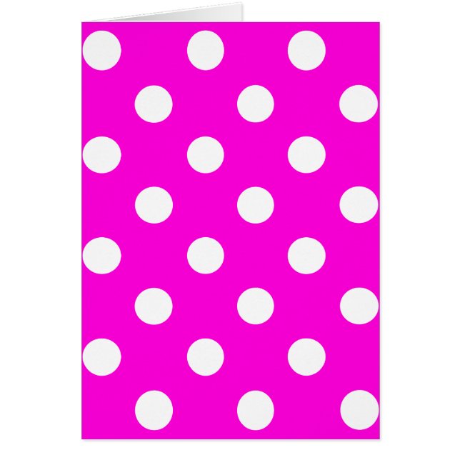 Polka dots magenta #FF00DC (Front)