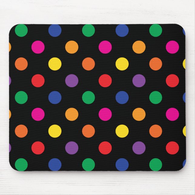 Polka Dots Mouse Mat (Front)