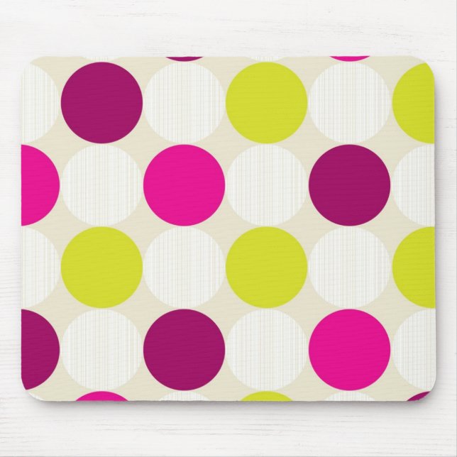 Polka Dots Mouse Pad (Front)