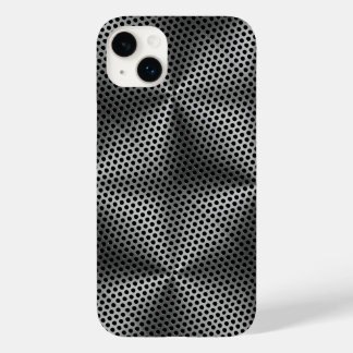 Polka Dots on Metal Plate 01x4 Black BG Case-Mate iPhone 14 Plus Case
