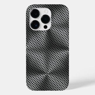 Polka Dots on Metal Plate 01x4 Black BG Case-Mate iPhone 14 Pro Case