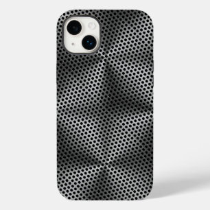 Polka Dots on Metal Plate 01x4 Black BG Case-Mate iPhone 14 Plus Case
