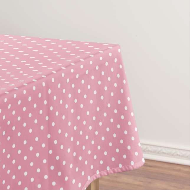 Polka Dots on Pink Tablecloth (In Situ)