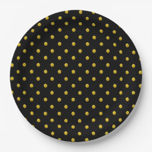 Polka Dots Paper Plate