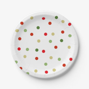 Polka Dots Paper Plates