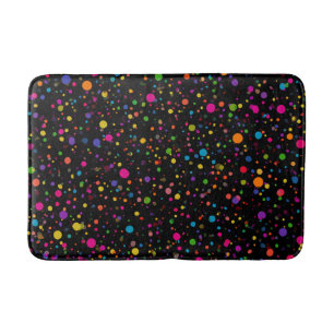 Polka Dots Pattern Bath Mat