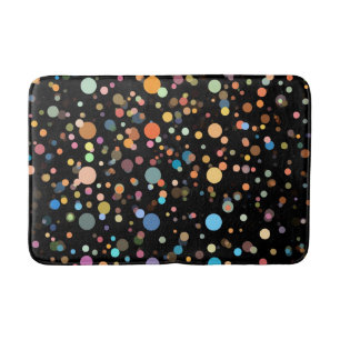 Polka Dots Pattern Bath Mat