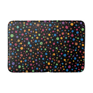 Polka Dots Pattern Bath Mat