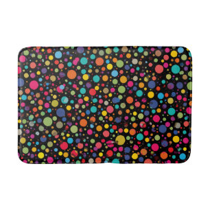 Polka Dots Pattern Bath Mat