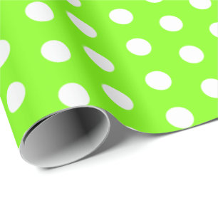 Polka Dots Perky Pattern Bright Colours Wrapping Paper