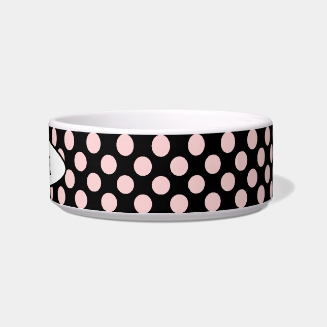 Polka-Dots Pet Bowl_Cat or Puppy Bowl (Right)