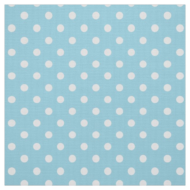 Polka Dots Photo Blue Fabric (Swatch)
