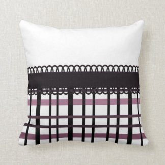 Polka Dots & Plaid Party ~ Pink Cushion