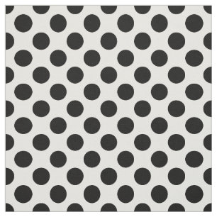 Polka Dots, Polka Dot Pattern, Black and White Fabric