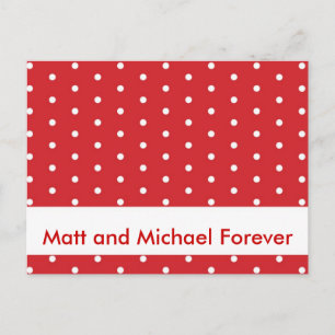 Polka Dots Postcard