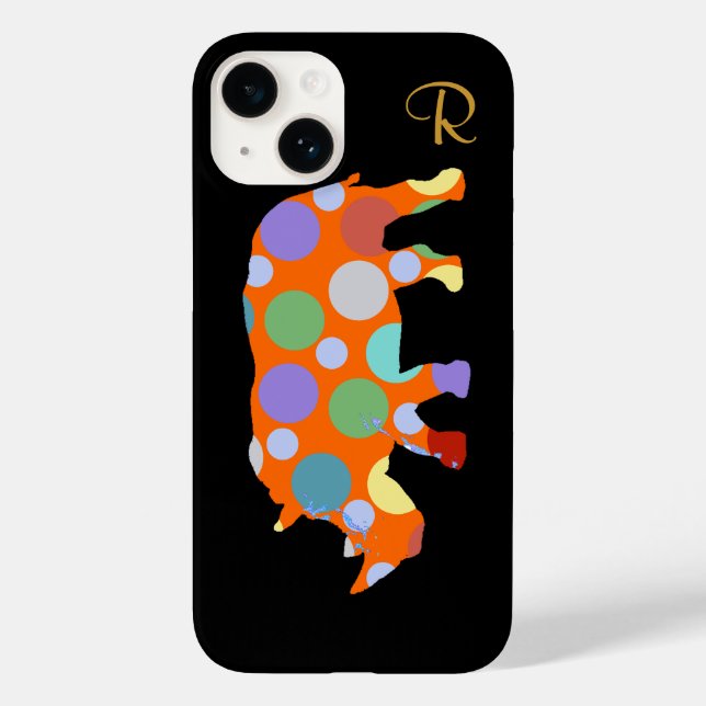Polka Dots Rhino  Case-Mate iPhone Case (Back)