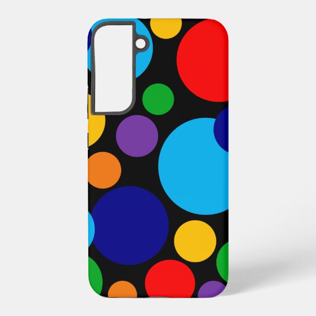 Polka Dots Samsung Galaxy S22+ Case (Back)
