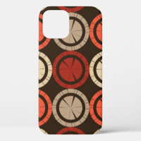 Polka dots seamless pattern. Mosaic of ethnic figu